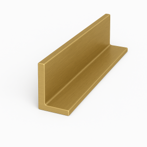 Латунный профиль Г-образный 10 мм Л63 в наличии в Екатеринбурге