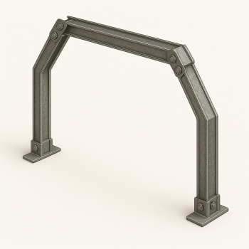 Трапециевидная податливая крепь 2 стойки КМП-Т2 СВП-17 в наличии в Екатеринбурге