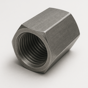 Гайка соединительная хромированная ХН35ВТ М8 мм DIN 6334 в наличии в Екатеринбурге