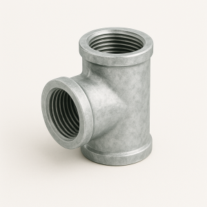 Тройник оцинкованный приварной ДУ 76 в наличии в Екатеринбурге