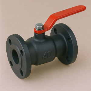 Чугунный кран шаровой проходной фланцевый ДУ 25 РУ 16 ГОСТ 9702-87 в наличии в Екатеринбурге