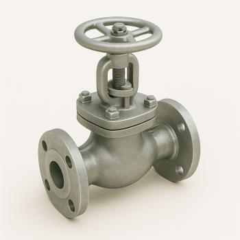 Стальной клапан запорный сильфонный фланцевый ДУ 40 РУ 16 ГОСТ 9697-87 в наличии в Екатеринбурге