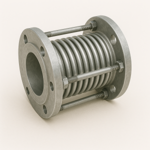 Компенсатор стальной осевой фланцевый ДУ 80 в наличии в Екатеринбурге